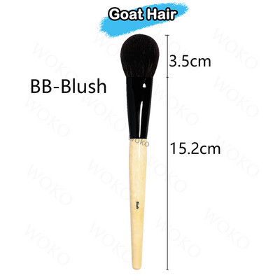 1/3 tk lauvärvi meigipintslite komplekt Natural Horse Hair Eye Beauty Kit lauvärvide kortsude ja plekkide esiletõstmise segamine meigitööriistad