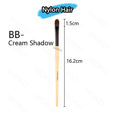 1/3 tk lauvärvi meigipintslite komplekt Natural Horse Hair Eye Beauty Kit lauvärvide kortsude ja plekkide esiletõstmise segamine meigitööriistad