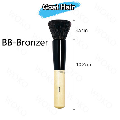 1/3 tk lauvärvi meigipintslite komplekt Natural Horse Hair Eye Beauty Kit lauvärvide kortsude ja plekkide esiletõstmise segamine meigitööriistad