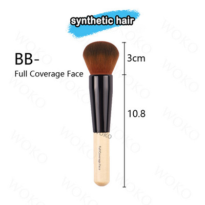 1/3 tk lauvärvi meigipintslite komplekt Natural Horse Hair Eye Beauty Kit lauvärvide kortsude ja plekkide esiletõstmise segamine meigitööriistad