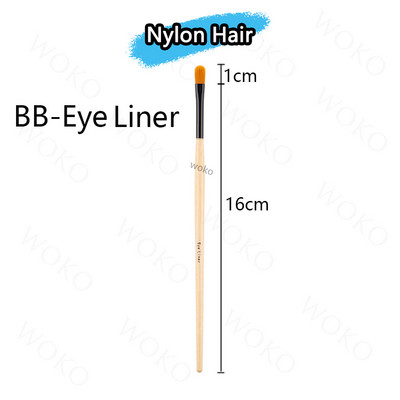 1/3 tk lauvärvi meigipintslite komplekt Natural Horse Hair Eye Beauty Kit lauvärvide kortsude ja plekkide esiletõstmise segamine meigitööriistad