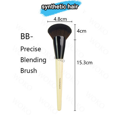 1/3 tk lauvärvi meigipintslite komplekt Natural Horse Hair Eye Beauty Kit lauvärvide kortsude ja plekkide esiletõstmise segamine meigitööriistad