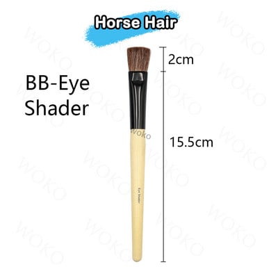 1/3 tk lauvärvi meigipintslite komplekt Natural Horse Hair Eye Beauty Kit lauvärvide kortsude ja plekkide esiletõstmise segamine meigitööriistad