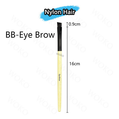 1/3 tk lauvärvi meigipintslite komplekt Natural Horse Hair Eye Beauty Kit lauvärvide kortsude ja plekkide esiletõstmise segamine meigitööriistad