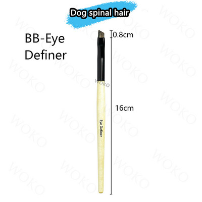 1/3 tk lauvärvi meigipintslite komplekt Natural Horse Hair Eye Beauty Kit lauvärvide kortsude ja plekkide esiletõstmise segamine meigitööriistad