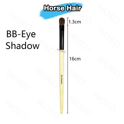 1/3 tk lauvärvi meigipintslite komplekt Natural Horse Hair Eye Beauty Kit lauvärvide kortsude ja plekkide esiletõstmise segamine meigitööriistad