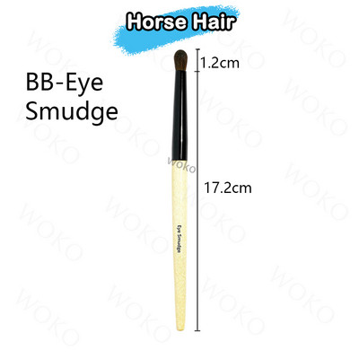 1/3 tk lauvärvi meigipintslite komplekt Natural Horse Hair Eye Beauty Kit lauvärvide kortsude ja plekkide esiletõstmise segamine meigitööriistad