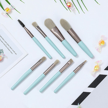 Νέα Hot 8Pcs Mini Brushes Brushes Kit Eyeshadow Brush Brush Make up with EVA Bag for Travel Business Trips Daily