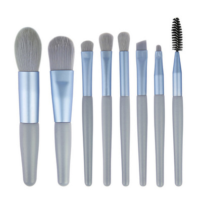 Νέα Hot 8Pcs Mini Brushes Brushes Kit Eyeshadow Brush Brush Make up with EVA Bag for Travel Business Trips Daily