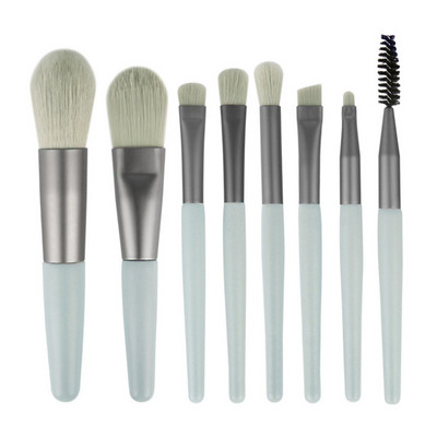 Νέα Hot 8Pcs Mini Brushes Brushes Kit Eyeshadow Brush Brush Make up with EVA Bag for Travel Business Trips Daily
