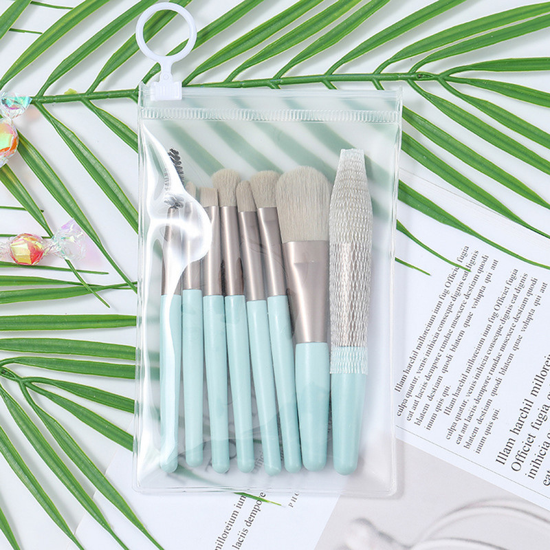 Νέα Hot 8Pcs Mini Brushes Brushes Kit Eyeshadow Brush Brush Make up with EVA Bag for Travel Business Trips Daily