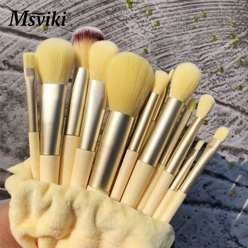 Pehmed naiste kosmeetikapintslitarvikute hulgimüük, 13 tk Kabuki segav jumestuskreem, lauvärv, meigipintslid, komplekt meigitööriistad