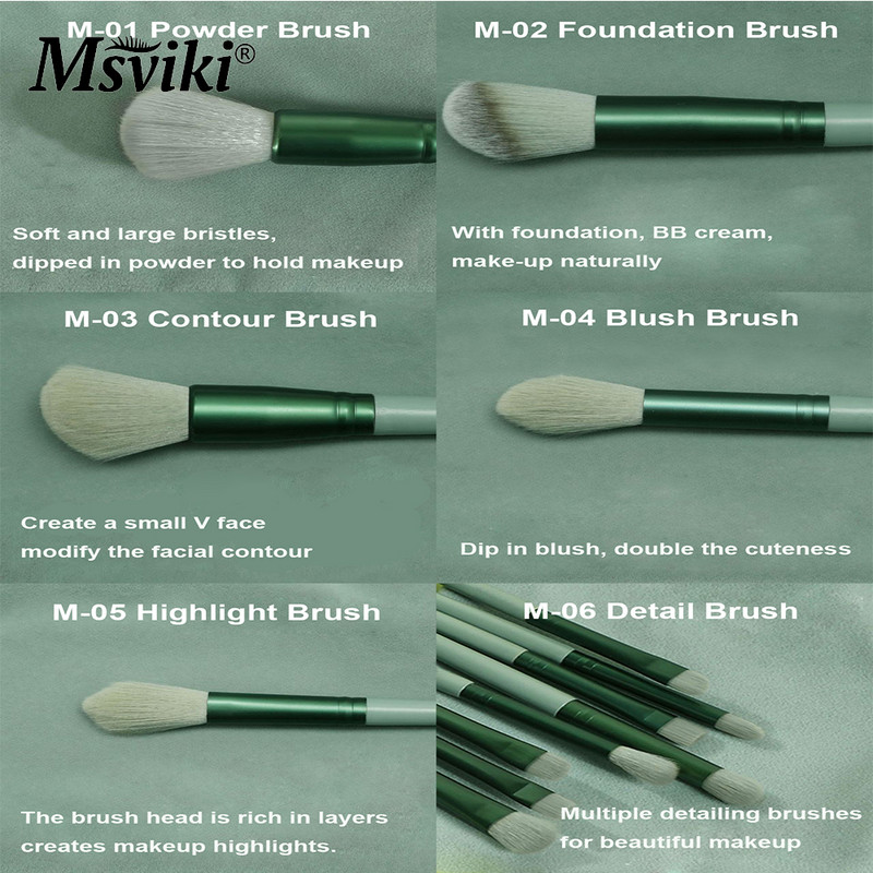 Pehmed naiste kosmeetikapintslitarvikute hulgimüük, 13 tk Kabuki segav jumestuskreem, lauvärv, meigipintslid, komplekt meigitööriistad