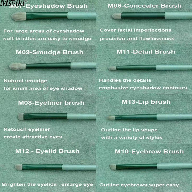 Pehmed naiste kosmeetikapintslitarvikute hulgimüük, 13 tk Kabuki segav jumestuskreem, lauvärv, meigipintslid, komplekt meigitööriistad