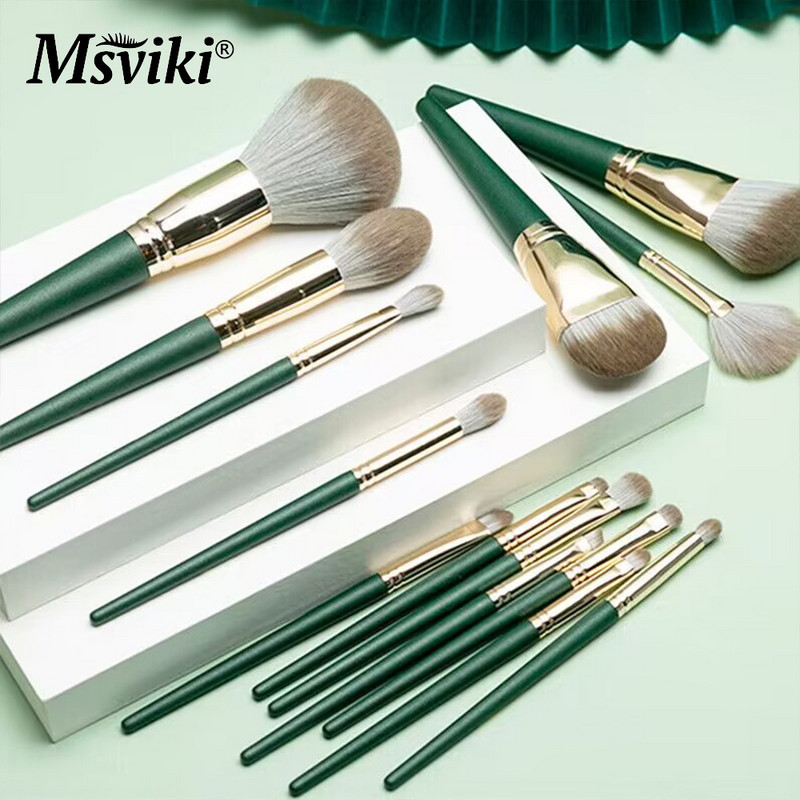 Pehmed naiste kosmeetikapintslitarvikute hulgimüük, 13 tk Kabuki segav jumestuskreem, lauvärv, meigipintslid, komplekt meigitööriistad