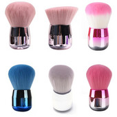 1PCS Professionals Nails Art Mushroom Brush Round Paint Gel Dust Cleaning Πινέλο Μακιγιάζ Αξεσουάρ Μανικιούρ Εξοπλισμός Εργαλεία