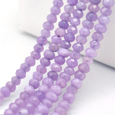 2-4mm margele de jade violet deschis piatra naturala fațetate margele libere plate, bricolaj, brățări, colier, bijuterii, accesorii