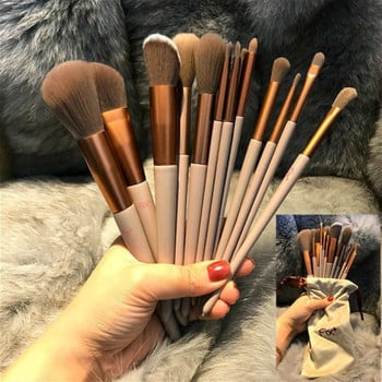 13Pcs Professional Brushes Makeup Set Cosmetic Powder Eye Shadow Foundation Blush Blending Concealer Beauty Make Up Tool Brushes