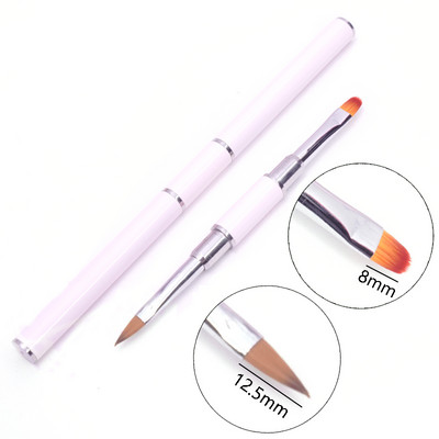 1 tk Kahe otsaga küünekunsti pintsli jooned triibu värvimine joonistuspliiats akrüül UV geel pikendusvõred pintsli disain isetegemise maniküüri tööriistad