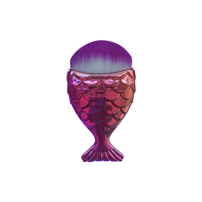 Βούρτσες νυχιών Mermaid Tail Soft Cleaning Dust Powder for Nails Care Cosmetic Brushes Nail Art Brush Beauty Make Up Tools