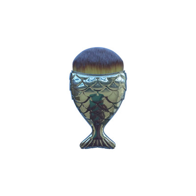 Βούρτσες νυχιών Mermaid Tail Soft Cleaning Dust Powder for Nails Care Cosmetic Brushes Nail Art Brush Beauty Make Up Tools