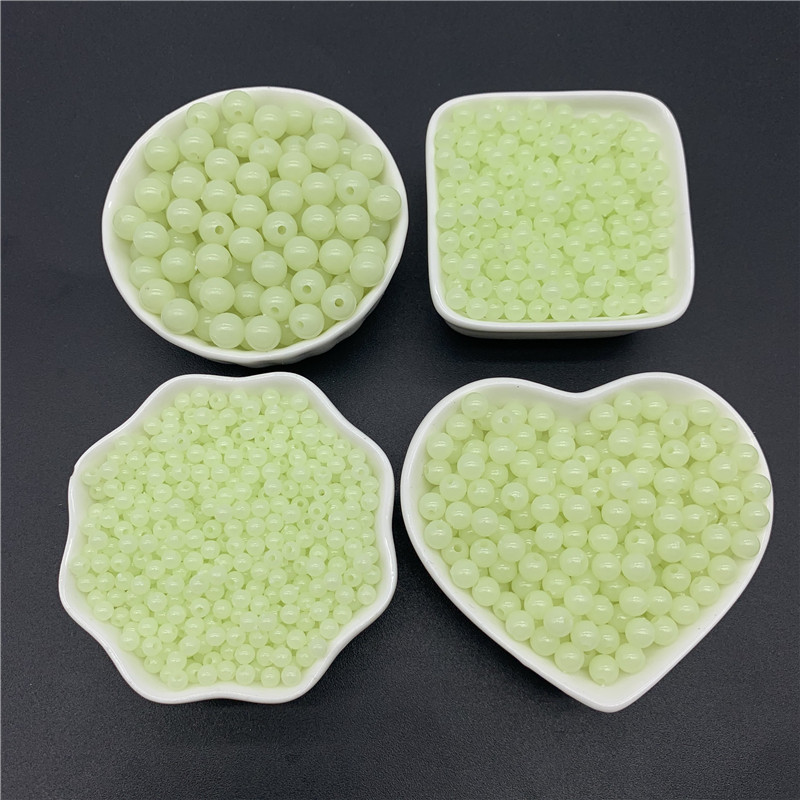 4/5/6/8/10/12 mm tugevad helendavad helmed ümmargused akrüülist vahedega helmed ehete valmistamiseks DIY võlusid käevõru kaelakee