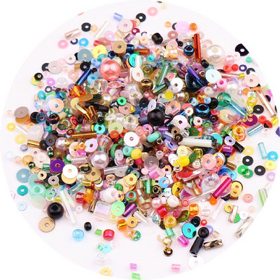 500 tk/kott/kott klaasseemnehelmed, muhvitorud ABS pärlid lahtised helmed isetegemiseks ehete valmistamiseks naiste rõivaste õmblustarvikud