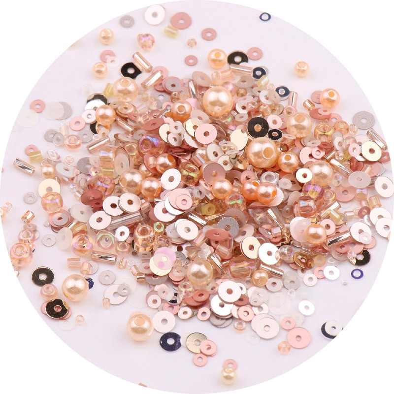 500 tk/kott/kott klaasseemnehelmed, muhvitorud ABS pärlid lahtised helmed isetegemiseks ehete valmistamiseks naiste rõivaste õmblustarvikud
