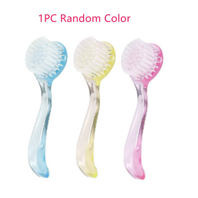 1PC akrilna četka za čišćenje noktiju meka puder za uklanjanje prašine prijenosni alati za manikuru pedikura pribor za njegu noktiju