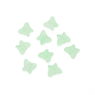 4-12 bucăți/lot Mărgele de sticlă în formă de fluture mic, mărgele de sticlă cu culori mai gradiente, pentru realizarea de bijuterii, accesorii de bricolaj realizate manual