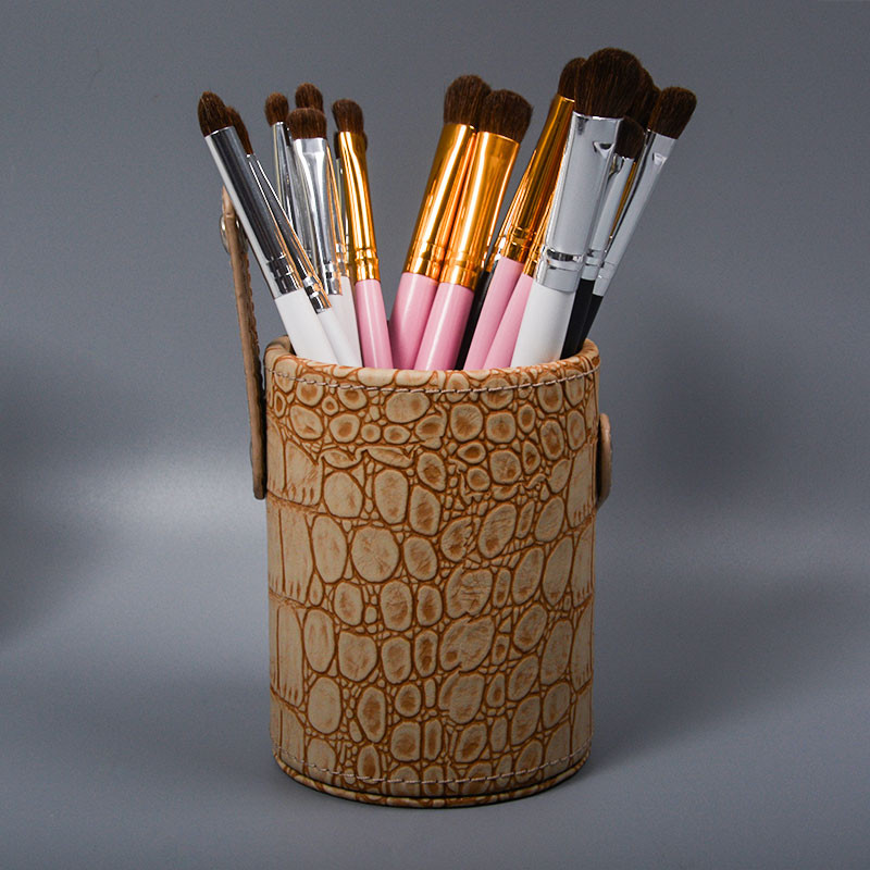 7 τμχ Σετ βούρτσα σκιών ματιών Eye Shadow Face Contour Blending Concealer Μίνι φορητό εργαλείο μακιγιάζ ομορφιάς για κορίτσια δώρο PVC τσάντα