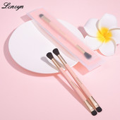 Lenoyn Double Head Eye Shadow Brush Eye Halo Λεπτομέρειες Brush Soft Hair Skin Skin Portable single Pack Student Tool Makeup