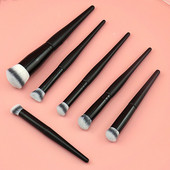 New Arrival Single Foundation Brush BB Bream Apply Tools Pehmed sünteetilised juuksed, must peitekreemipintsel