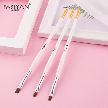 3Pcs Pink Row Dotting Dot Flat Painting Crystal Carving UV Gel Nail Art Acrylic Polish Tips Pen Brush Manicure Tools Set