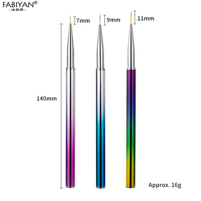 3 τμχ Ροζ σειράς με κουκκίδες Επίπεδη ζωγραφική με κρύσταλλο σκάλισμα με UV Gel Nail Art Ακρυλικό βερνίκι Σετ εργαλείων μανικιούρ με στυλό