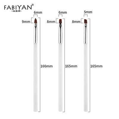 3 τμχ Ροζ σειράς με κουκκίδες Επίπεδη ζωγραφική με κρύσταλλο σκάλισμα με UV Gel Nail Art Ακρυλικό βερνίκι Σετ εργαλείων μανικιούρ με στυλό