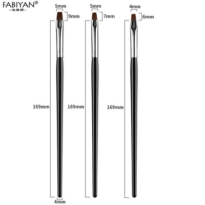 3 τμχ Ροζ σειράς με κουκκίδες Επίπεδη ζωγραφική με κρύσταλλο σκάλισμα με UV Gel Nail Art Ακρυλικό βερνίκι Σετ εργαλείων μανικιούρ με στυλό