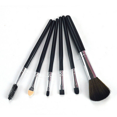 Lenoyn New Portable Case Makeup Brush Fiber Hair Shadow Brush Mesh Red Makeup Tool Seven Set Brush