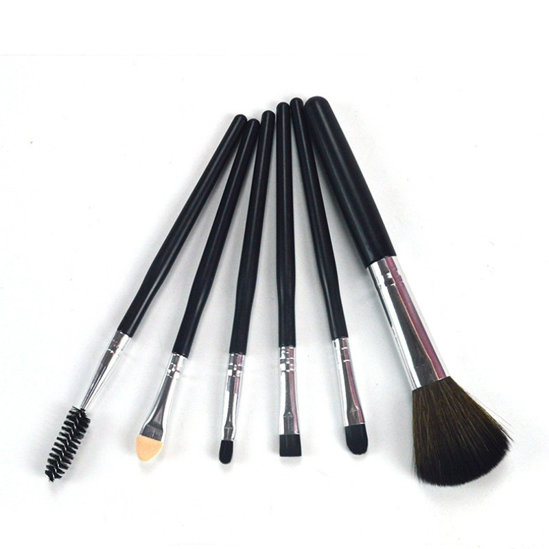 Lenoyn New Portable Case Makeup Brush Fiber Hair Shadow Brush Mesh Red Makeup Tool Seven Set Brush