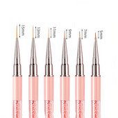 Nail Art Pintsel Maniküüri Tööriistad Jooned Triibud Lillemaalid Joonistus Joon Pintsel Roosa küünekunsti pliiats küünte disaini küüntesalongi