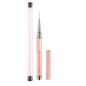Nail Art Brush Инструменти за маникюр Lines Stripe Flower Painting Drawing Line Brush Pink Nail Art Pen For Nail Design Mail Salon