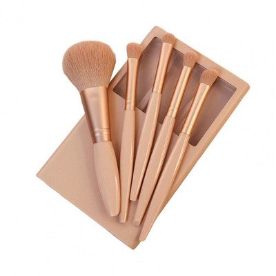 5 tk/komplekti meigipintsel Pehmete harjastega Mini Beauty Tool peitekreem lauvärv Make Up Brush Kit Lauvärvipintsel Reisi kasutamine