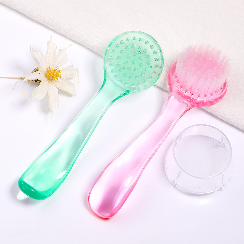 1PC 10 вида четка за нокти Почистване Премахване на прах Прах Пластмасов почистващ препарат за акрилен UV гел Nails Art Маникюр Грижа Аксесоари Инструменти