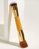 Vieno galo dvipusis makiažo šepetėlis Birios pudros grožio priemonės