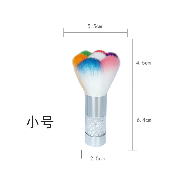 1 τεμ Βούρτσα νυχιών για μανικιούρ Βούρτσα νυχιών Αξεσουάρ νυχιών Εργαλεία Δημοφιλή στρογγυλά μικρά βερνίκια τζελ βούρτσες καθαρισμού σκόνης
