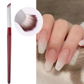 1 tk küünekunsti pintsel Gradient joonistuspliiats värvipintsel küüned UV-geel kaldus suupintsel järkjärguline värvimispliiats küünte kujundamise tööriistad