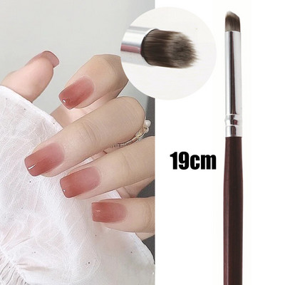 1 tk küünekunsti pintsel Gradient joonistuspliiats värvipintsel küüned UV-geel kaldus suupintsel järkjärguline värvimispliiats küünte kujundamise tööriistad