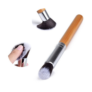 11 τμχ/σετ Πινέλα μακιγιάζ με λαβή μπαμπού Σετ Κιτ σκιάς ματιών Concealer φρυδιών Blush Foundation Cosmetic Brushes Beauty Tools