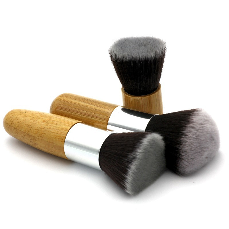 11 τμχ/σετ Πινέλα μακιγιάζ με λαβή μπαμπού Σετ Κιτ σκιάς ματιών Concealer φρυδιών Blush Foundation Cosmetic Brushes Beauty Tools