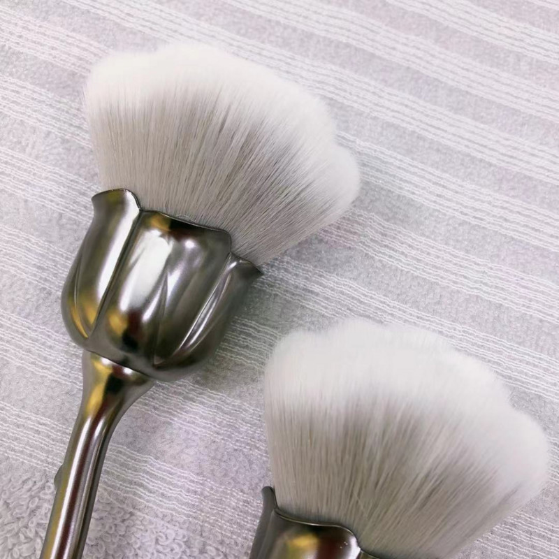 Lillede küünehari maniküüriks Halli roosi küünekunsti pintsel Küünte tarvikud Tööriistad Geellakk Akrüülpulber tolmu puhastusharjad